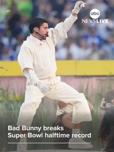Bad Bunny Sets Super Bowl Performance Record