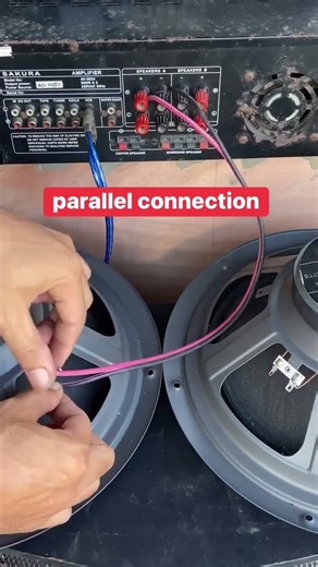 speakers in parallel connection