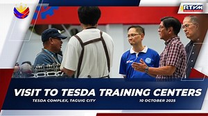 As part of his directive to strengthen efforts in equipping Filipinos with world-class technical and vocational skills aligned with industry demand, President Ferdinand R. Marcos Jr. visits various Technical Education and Skills Development Authority (TESDA) training facilities and programs in Taguig City on October 10, 2025. According to TESDA Director General Jose Francisco ‘Kiko’ Benitez, the tour responds to directives for a higher-level and higher-skilled workforce. “Dadami po ang ating NCI