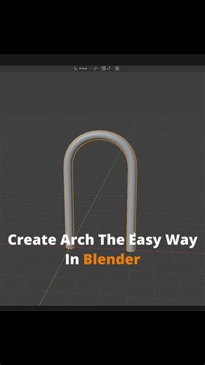Create Arch the easy way | #blender #blender3d #