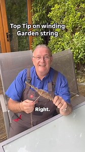 Top Tip on winding garden string #plants #gardening #garden #plantsplantsplants #gardens #plant #plantsmakepeoplehappy #gardenhacks #gardenhack #alotment #growalonggang #grow #growyourownfood #giveitagrow | Dave The Plantman