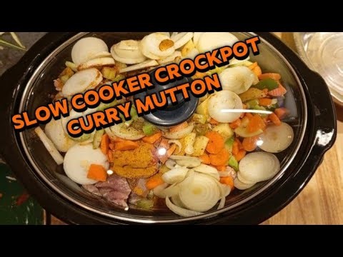 🇯🇲 The EASIEST Slow Cooker Jamaican Curry Mutton (Cooked Overnight!) 🌙