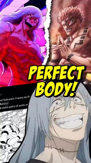 Mahito Had The Perfect Body For Jujutsu! #shorts #anime #jujutsukaisen #jjk