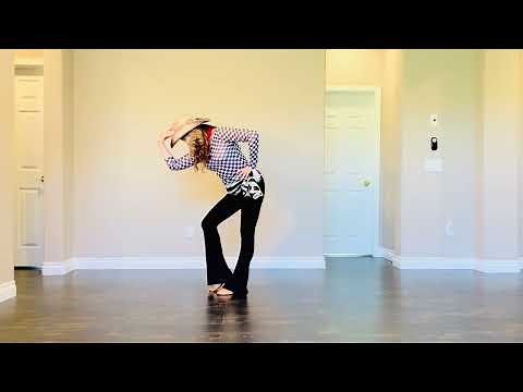 Summertime Blues - line dance, intermediate, demo & tutorial