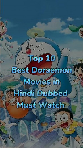 Top 10 Best Doraemon Movies in HindiDubbed #cartoon #doraemon