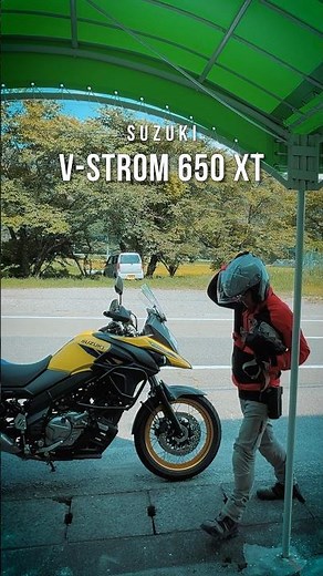 Vツインのエンジン音！【スズキ V-STROM 650】 #バイク #ツーリング #モトブログ