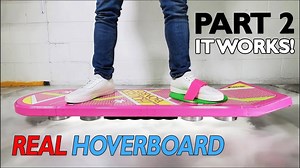 Back to the Future Hoverboard Test