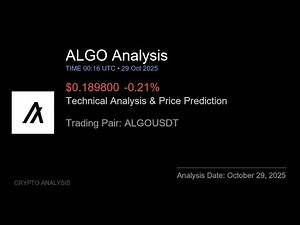 ALGO (ALGOUSDT) Technical Analysis - Price Prediction & Buy or Sell October 29, 2025