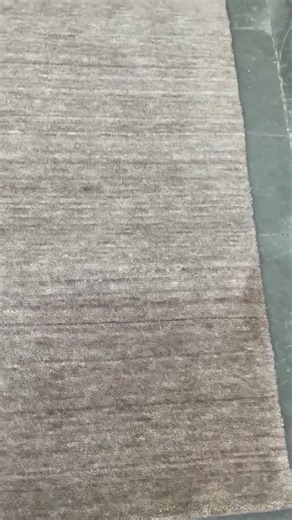 Hand Knotted Brown Wool Rug: Plush, Minimalist Modern Carpet - Etsy