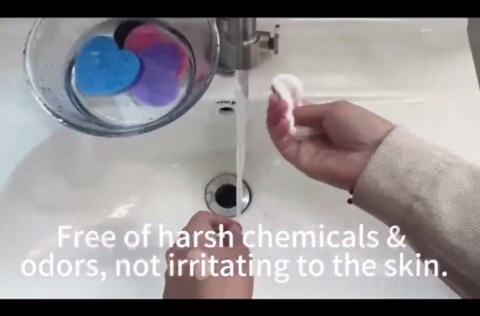 50-Count Facial Sponges Compressed, 100% Natural Cellulose Face Sponge Professional Cosmetic Spa Sponges for Face Cleansing, Exfoliating Mask, Makeup Removal for Travel and Home, Pink