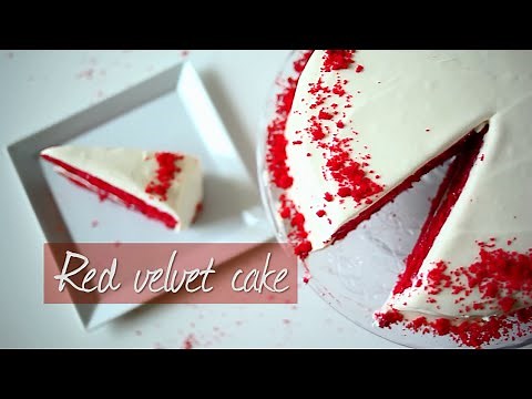 Red velvet cake recipe video - How to make a classic red velvet cake