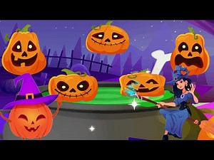 Five Little Pumpkins | Halloween Songs | Five Little Pumpkins Jumping On The Bed | Kids Fun Tube
