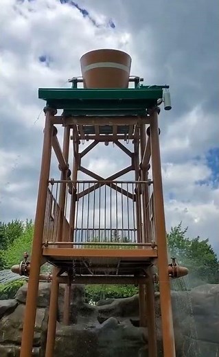 Massive Bucket Splash! Powerful Waterfall Sound Unleashed
