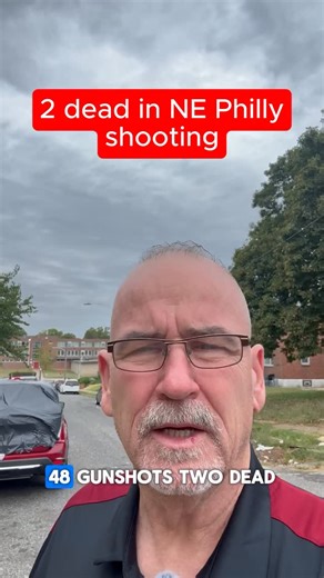Patrick Dugan on Instagram: "40 gunshots and 2 dead in Northeast Philly. @larrykrasner wants us to believe we’re safer. We know we’re not. . . . #philadelphia #philly #phillyda #election2025 #philadelphiada #larrykrasner #letemgolarry"