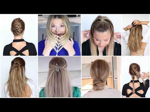 Lazy day hairstyle that still looks cute #lazyhairstyle #quickhair #easyhairideas #hairhack