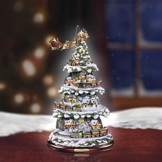 6K reactions · 922 shares | Lights, Music, Motion! Christmas Eve comes to life on this tabletop tree. Shop Now! https://bit.ly/2T68pri | The Bradford Exchange | Facebook