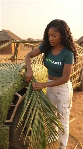 The WORLD'S FIRST Woven Leaf Cybertruck! 🌿🚙