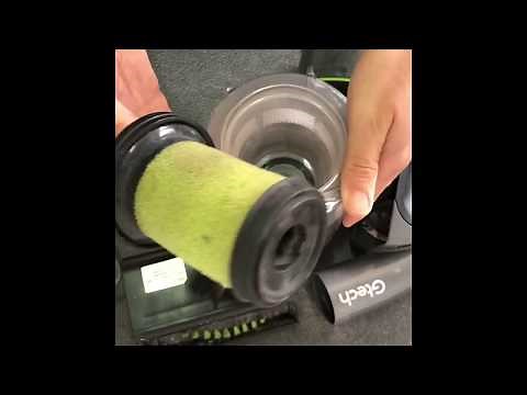 How to clean and wash cordless handheld Gtech multi vacuum filter assembly portable vacuum cleaner
