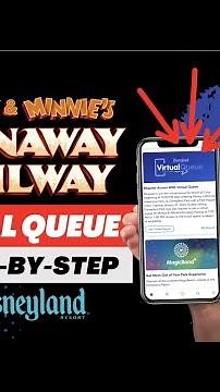 STEP-BY-STEP Disneyland Virtual Queue Walkthrough - Mickey & Minnie’s Runaway Railway