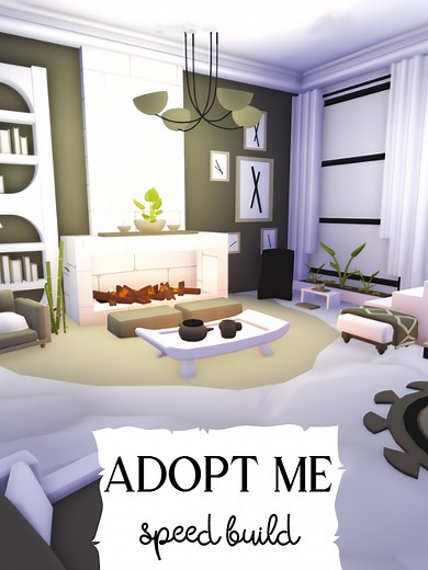Parisian Container House Living Room Tour in Roblox Adopt Me