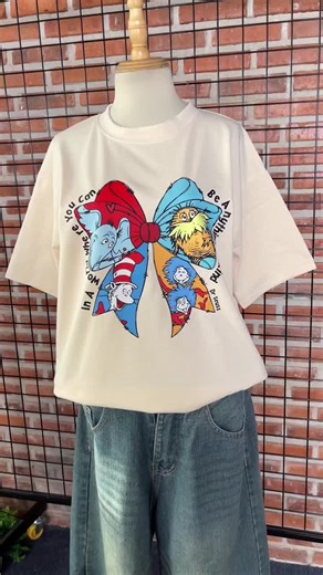 Coquette Bow Dr. Seuss Day Shirt for Fans