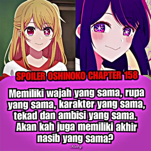 Kematian Ruby Hoshino dalam Oshi no Ko Chapter 158