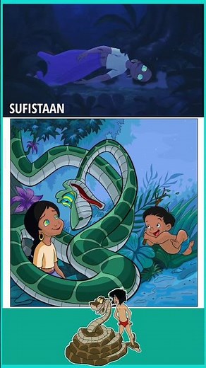 Kaa eat Shanti from The jungle book 2 #shorts