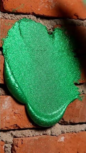 Liquid Emerald Plaster Flow | Ultra Satisfying AI ASMR