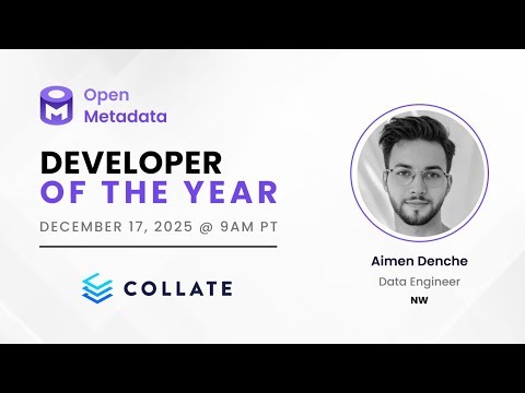 OpenMetadata Developer of the Year 2025