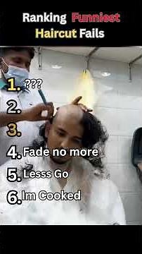 Ranking Funniest Haircut Fails #fails #comedy #haircut