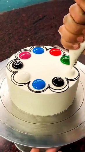 1.5K views | Rainbow  Vanilla Fushion Cake #cakeartist #cakedesign #cakedecorating #vanilla | Marjorie | Facebook