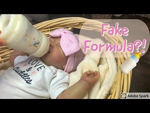 How To Make A Reborn Bottle and Fake Baby Formula For Reborn Doll