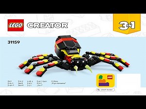 👑 LEGO instructions 👑 Creator 👑 31159 👑 Wild Animals Surprising Spider 👑 (Book 1) 👑