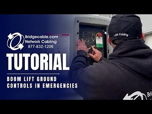 Stuck in the Air? Learn How to Use Boom Lift Ground Controls FAST!