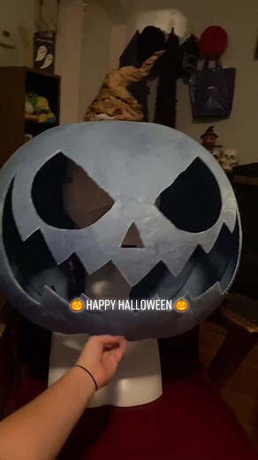 DIY Paper Mache Pumpkin Head Costume Tutorial
