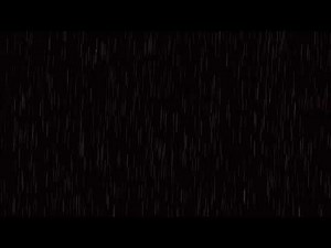 Rain Over Black Darkness Overlay
