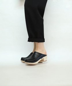 Watch Sandgrens fit video; Dublin Swedish Wooden Clogs High Heel on Amazon Live