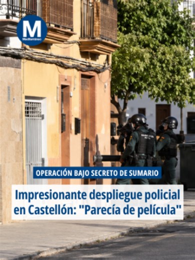 Un impresionante despliegue de la Guardia Civil y la Policía Nacional ha sorprendido este jueves a los vecinos de Jérica y Sot de Ferrer, donde se han registrado dos viviendas en una operación judicializada y bajo secreto de sumario. El dispositivo, con participación del SEPRONA, movilizó a numerosos agentes desde primera hora de la mañana y generó una enorme expectación en ambas localidades del Alto Palancia. Por el momento, no han trascendido más detalles sobre la investigación. 📲Lee la notic