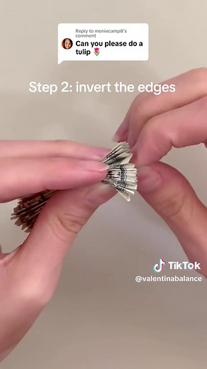 How to Fold a Dollar into a Mini Bouquet Easily