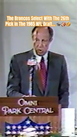 #shorts #broncos #americanfootball - The Broncos Select With The 26th Pick - 1985 NFL Draft…🏇🏈🏉