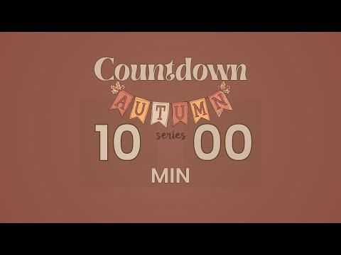 🍁 10-Minute Timer | Fallen Leaves Autumn Series 🍂 Calm Focus Countdown (No Music)