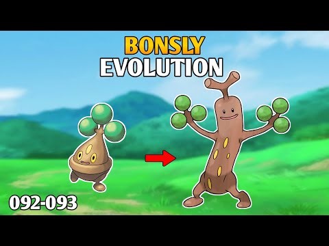 How To Evolve Bonsly Into Sudowoodo In Pokemon Platinum | Sinnoh Pokedex