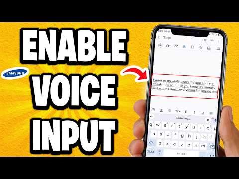 How to Enable Voice input Speech to Text on Keyboard on Samsung Galaxy Phone (Best Method)