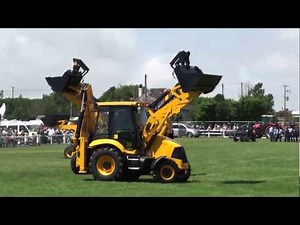 JCB Dancing Diggers Royal Cornwall Show 2010