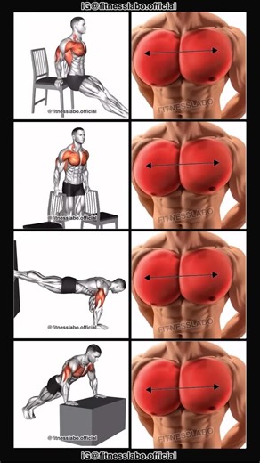 grow your chest in 30 minutes 🔥 bodyweight // top 5 exercise for biggest chest // #workout #work