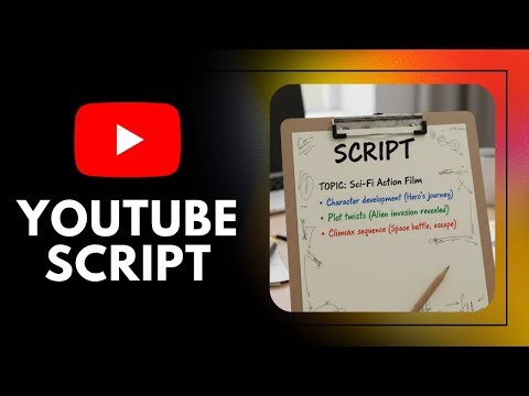 How to write script for youtube video