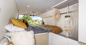 Camper Van For Sale: Professionally Built 2021 Promaster 159 with Sola