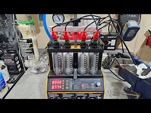 AUTOOL FUEL INJECTOR CLEANER IS HERE! Let's clean & test some SVT Lightning Injectors!