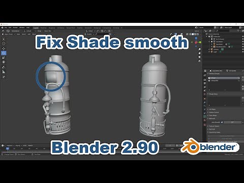 How to Fix Auto Smooth Not Working or Disabled || Blender 2.90 Tutorial