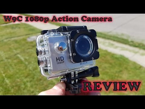 W9C 1080P WiFi Action Camera REVIEW & Sample Recordings